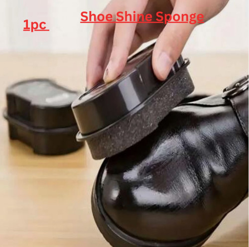 Shoe shine sponge black - shoe,