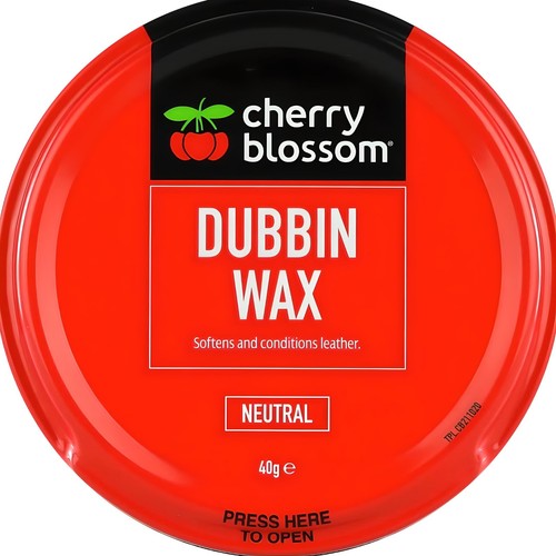Cherry blossom dubbin wax - dubbin,