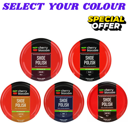 Cherry blossom shoe polish 40g - cherry,