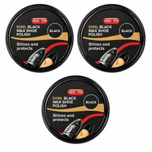 Pack black shoe polish - pack,