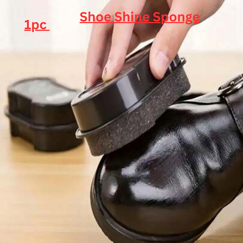 Shoe shine sponge black - shoe,