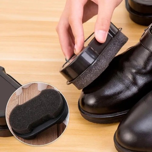 Shoe shine sponge black - shine,