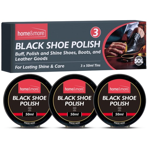 3pk wax shoe polish - 3pk,
