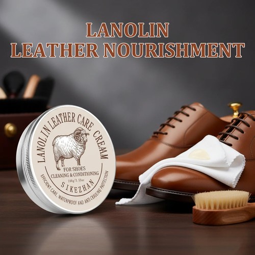 1pk wax shoe polish - polish, brown