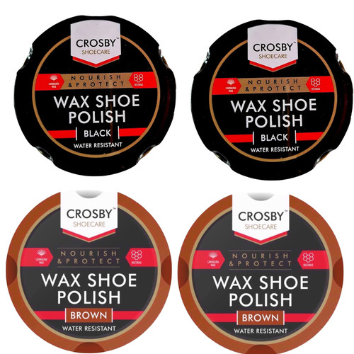 Wax shoe polish - wax, black