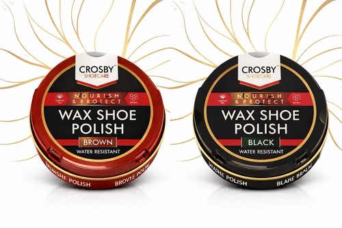 3x50ml crosby wax shoe polish - crosby,